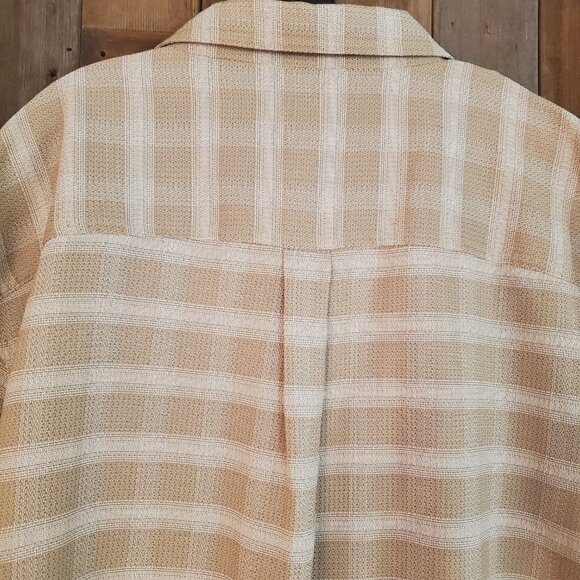 The North Face TNF Mens Casual Button Down Shirt Plaid 2 Chest Pockets Logo XL - Picture 7 of 7